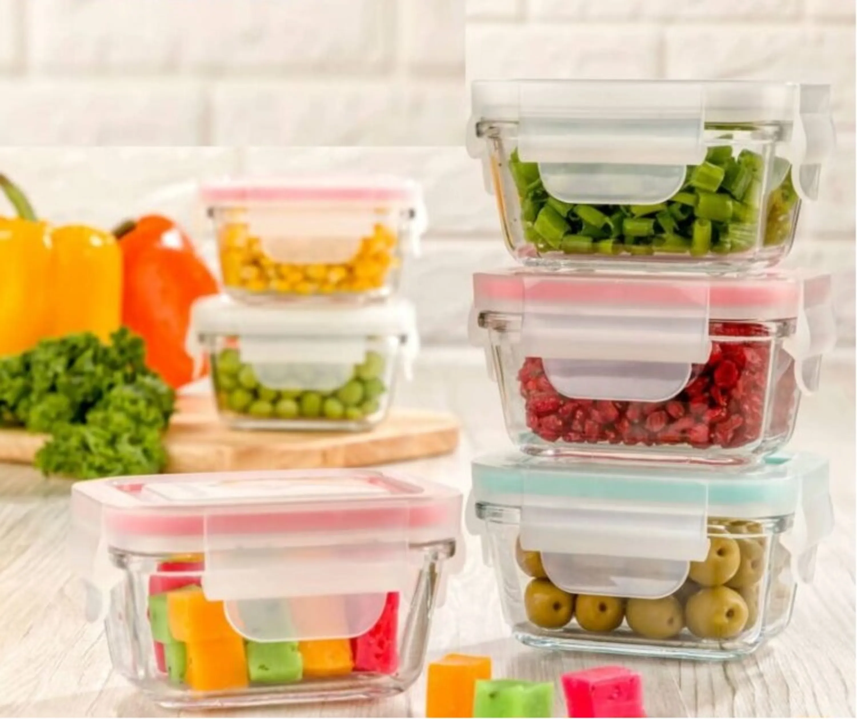 ظرف شیشه ای مستطیل دربدار 180 میلی لیتر لیمون کد 195335 ظرف شیشه ای مستطیل دربدار 180 میلی لیتر لیمون کد 195335